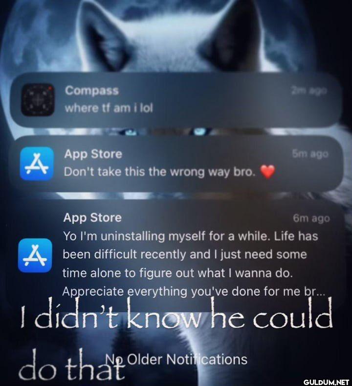 App Stores get sad too   ...