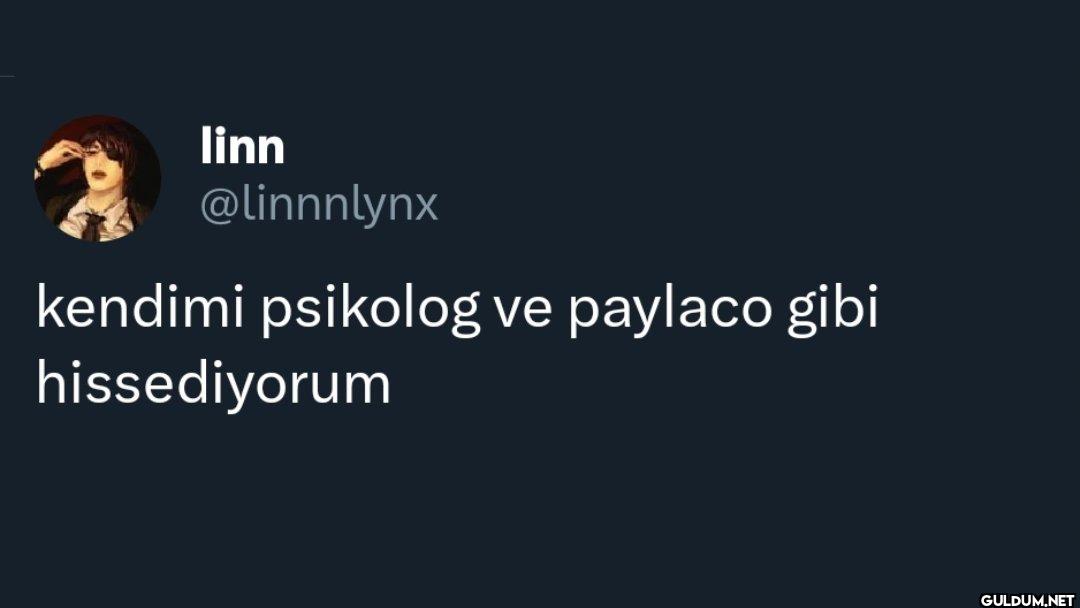 kendimi psikolog ve...