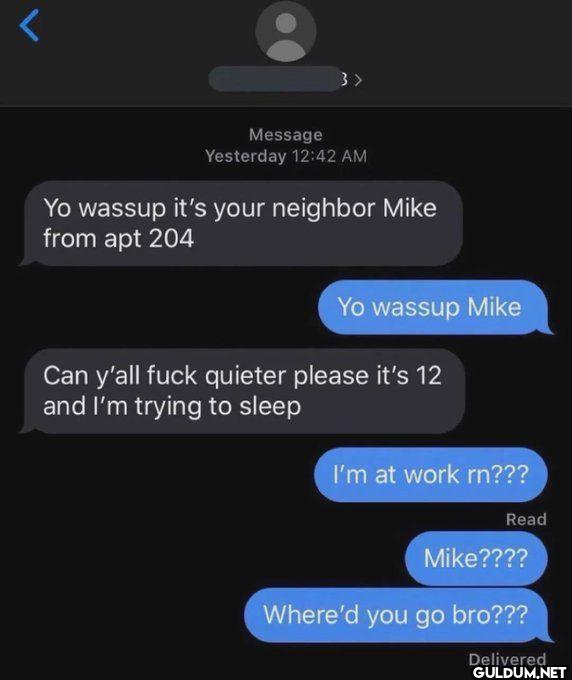 Message Yesterday Yo...
