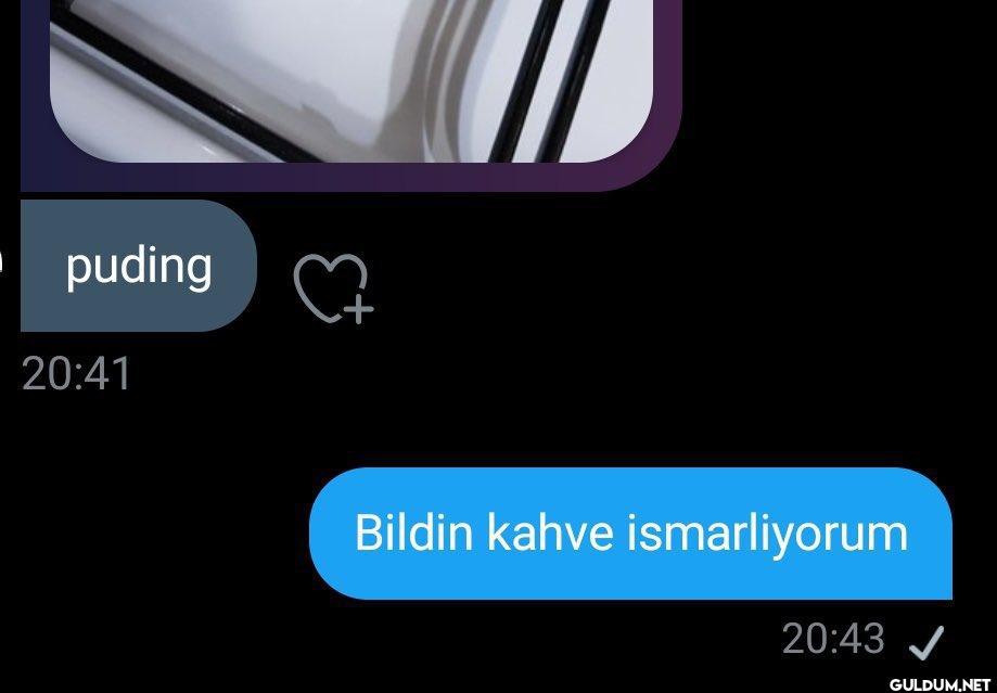 tam bir avcı..    puding...
