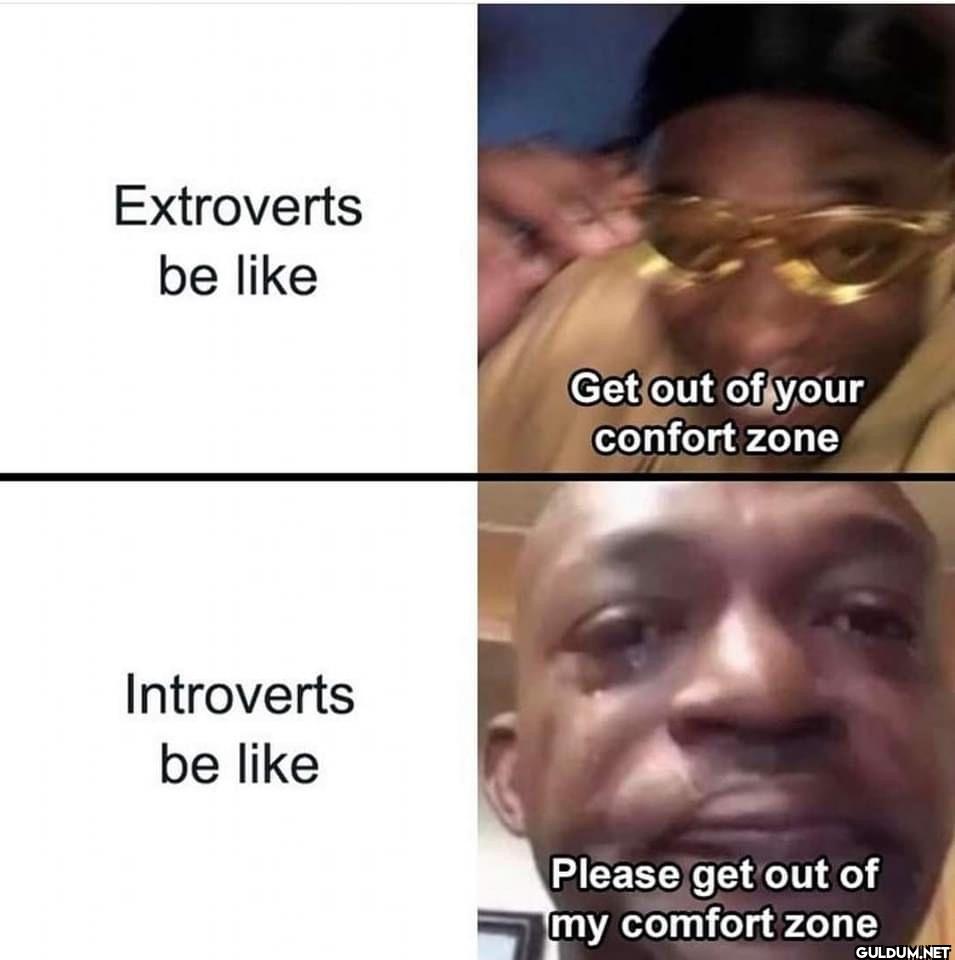 Extroverts be Get out of...