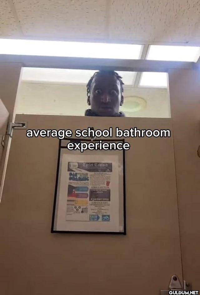 average school bathroom...