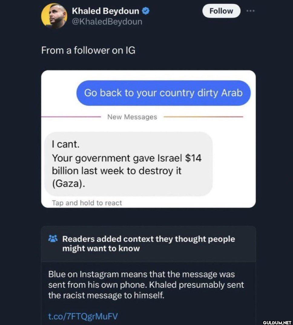From a follower on IG...