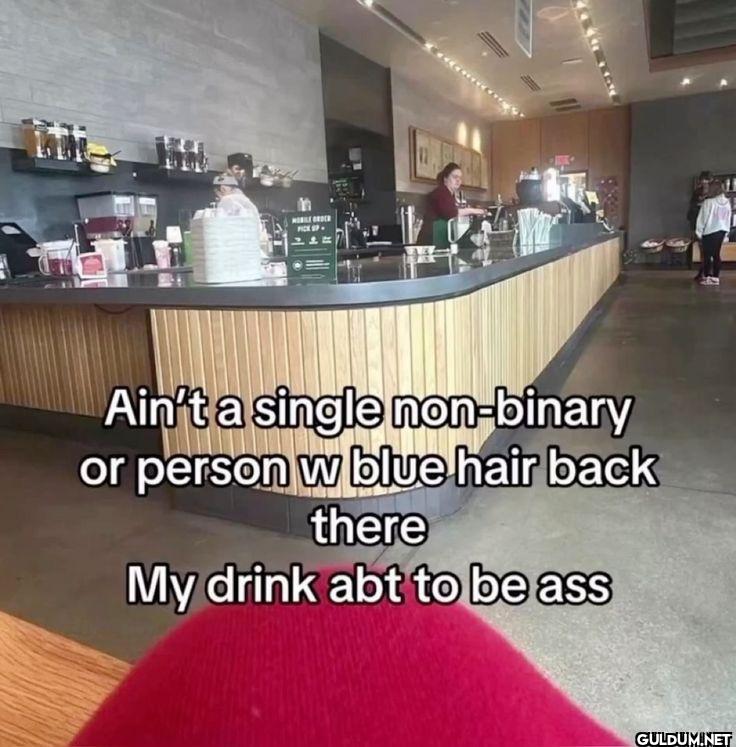 Ain't a single non-binary...