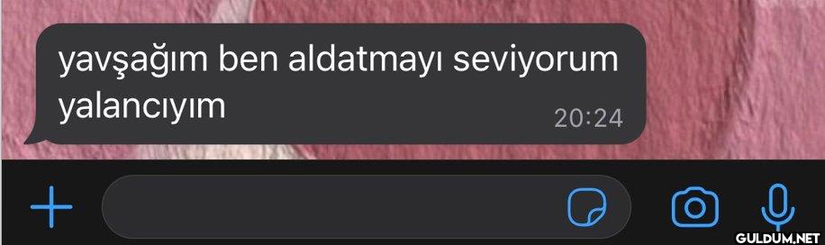 Kişi, aldatmayı sevdiğini...