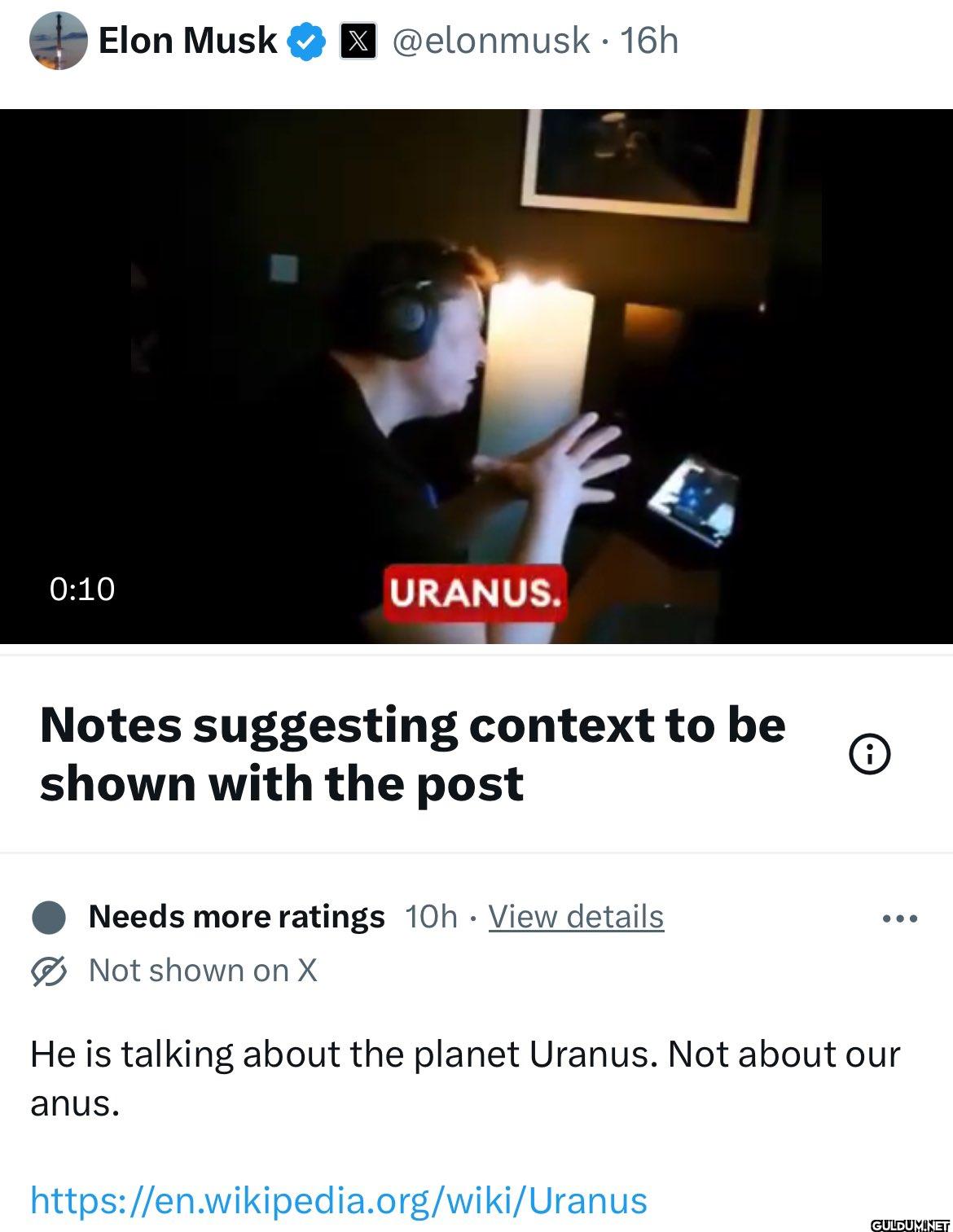 · 16h • 0:10 URANUS. Notes...