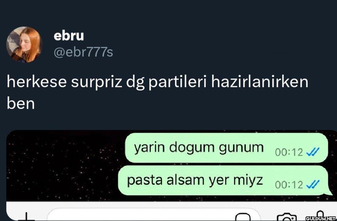herkese surpriz dg...