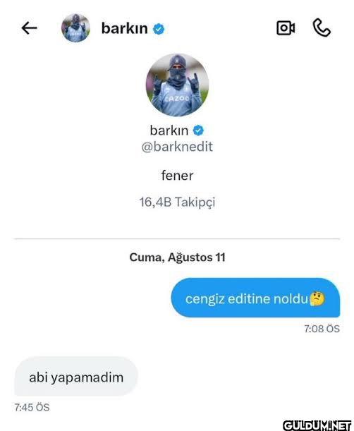 istek videosunu bulamadığı...