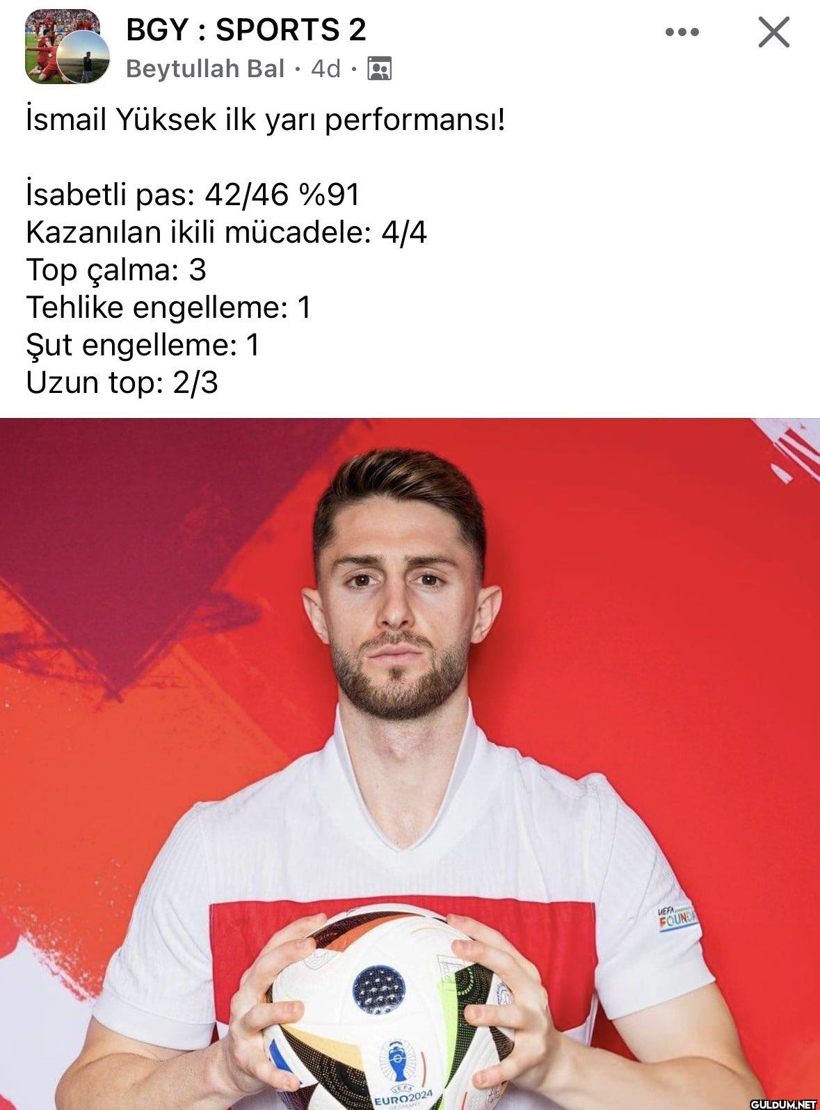 İsmail Yüksek saygı...
