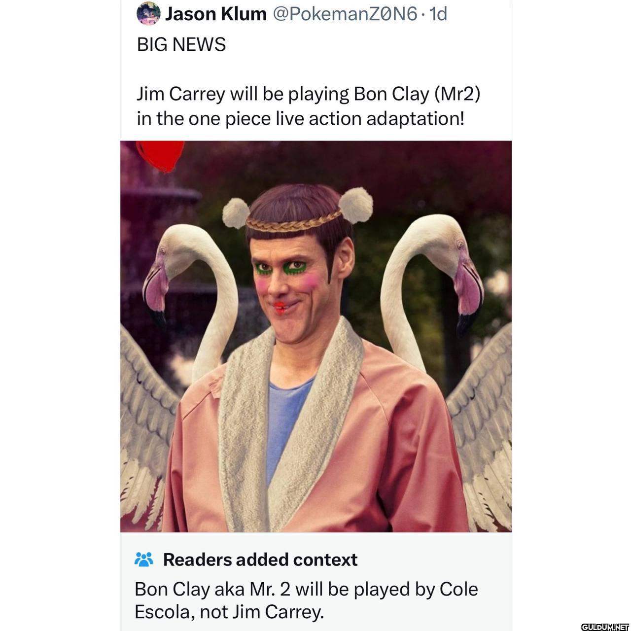 BIG NEWS Jim Carrey will...