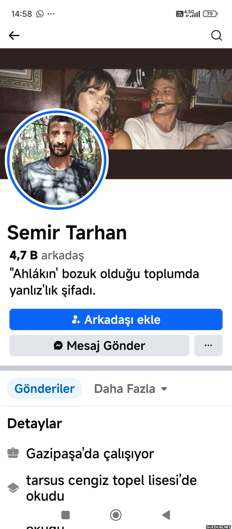 Facebook hesabı da bu!...