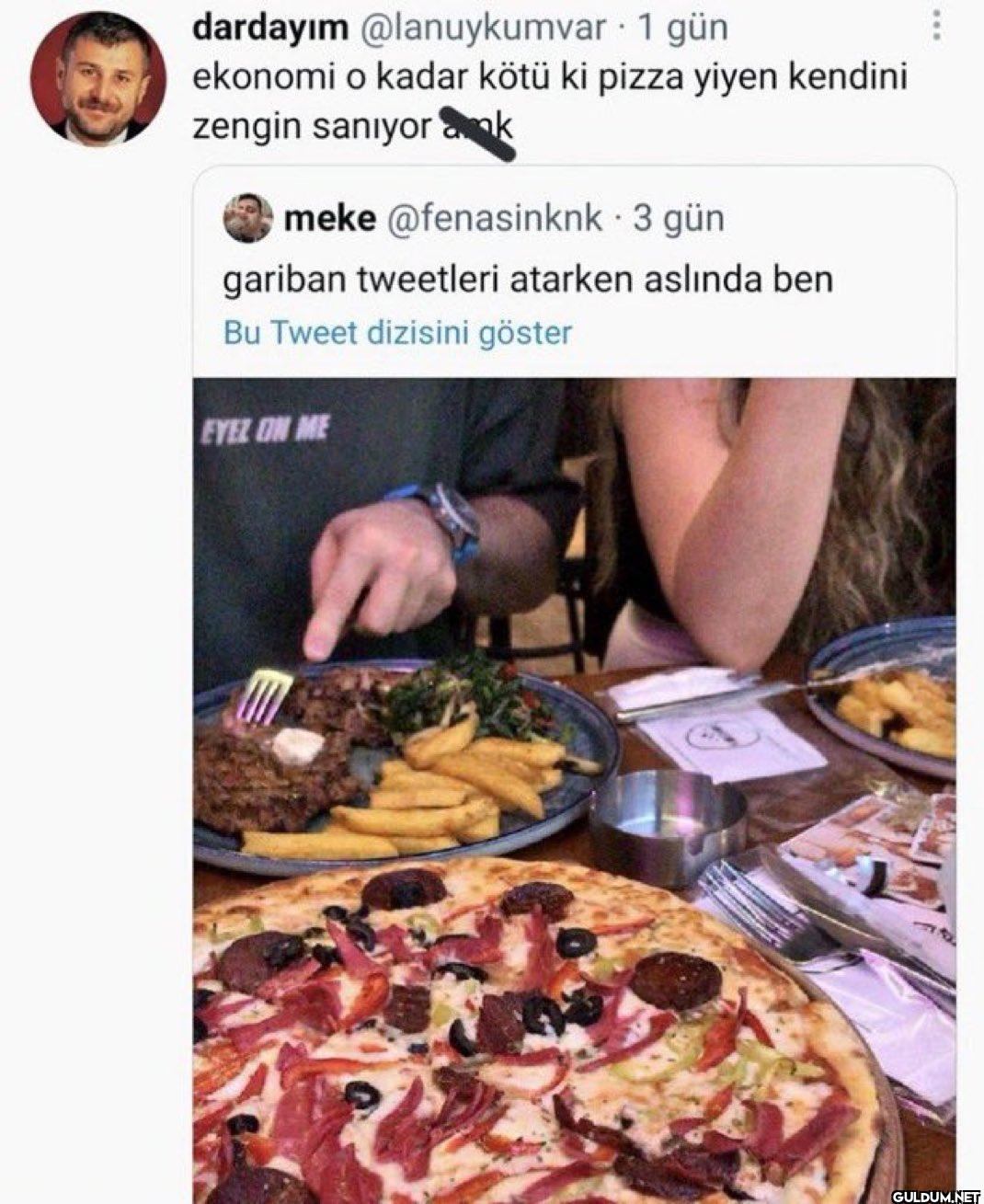 1 gün ekonomi o kadar kötü...