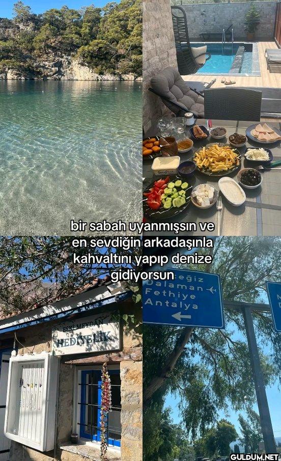 bir sabah uyanmışsın ve en...