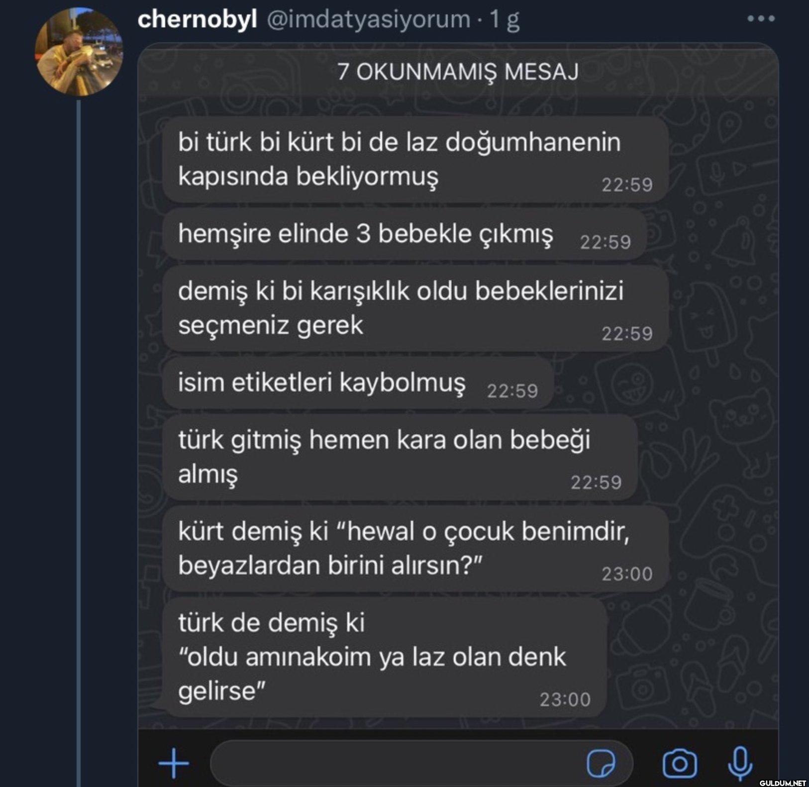 7 OKUNMAMIŞ MESAJ bi türk...