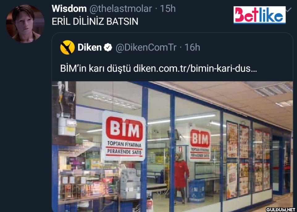 · 15h ERİL DİLİNİZ BATSIN...