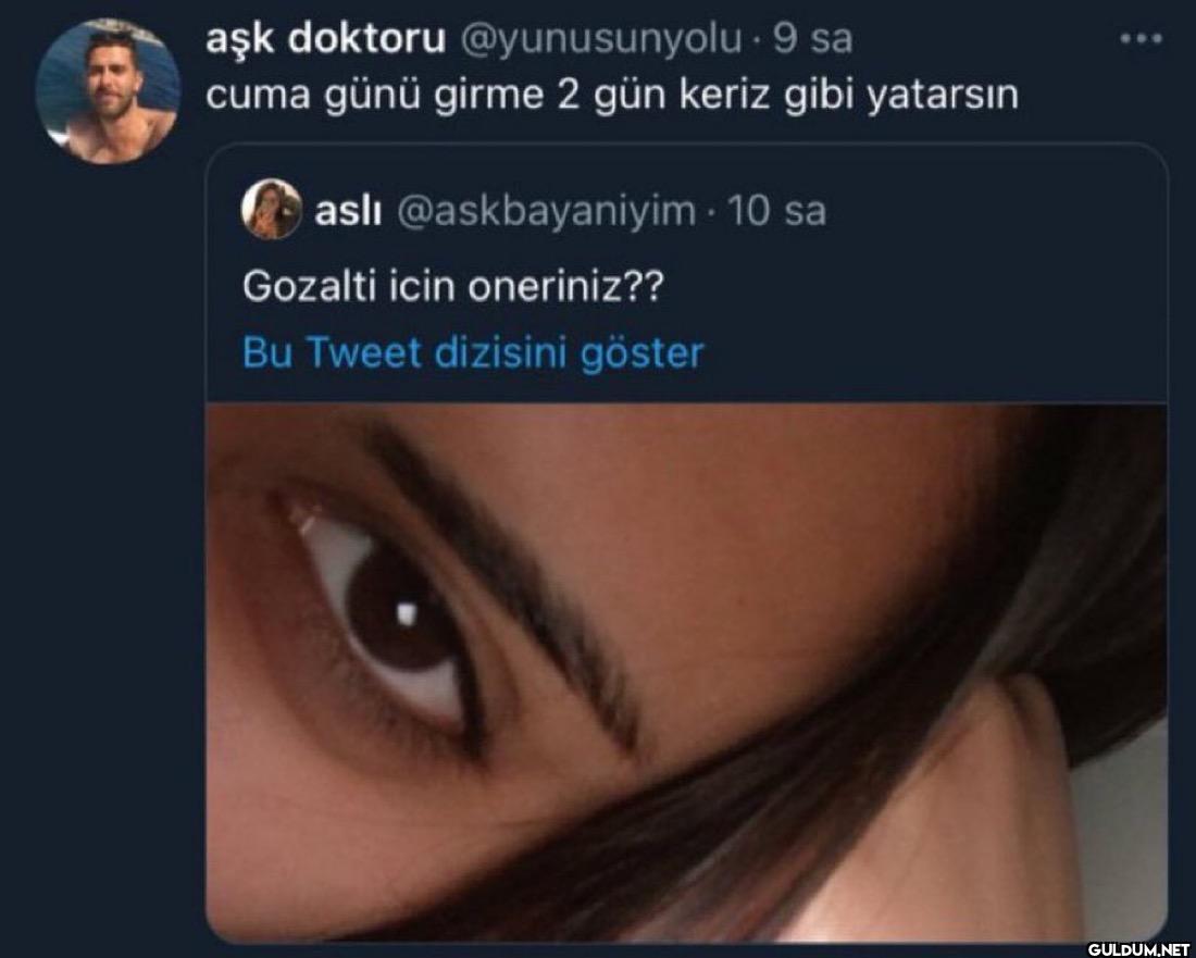9 sa cuma günü girme 2 gün...