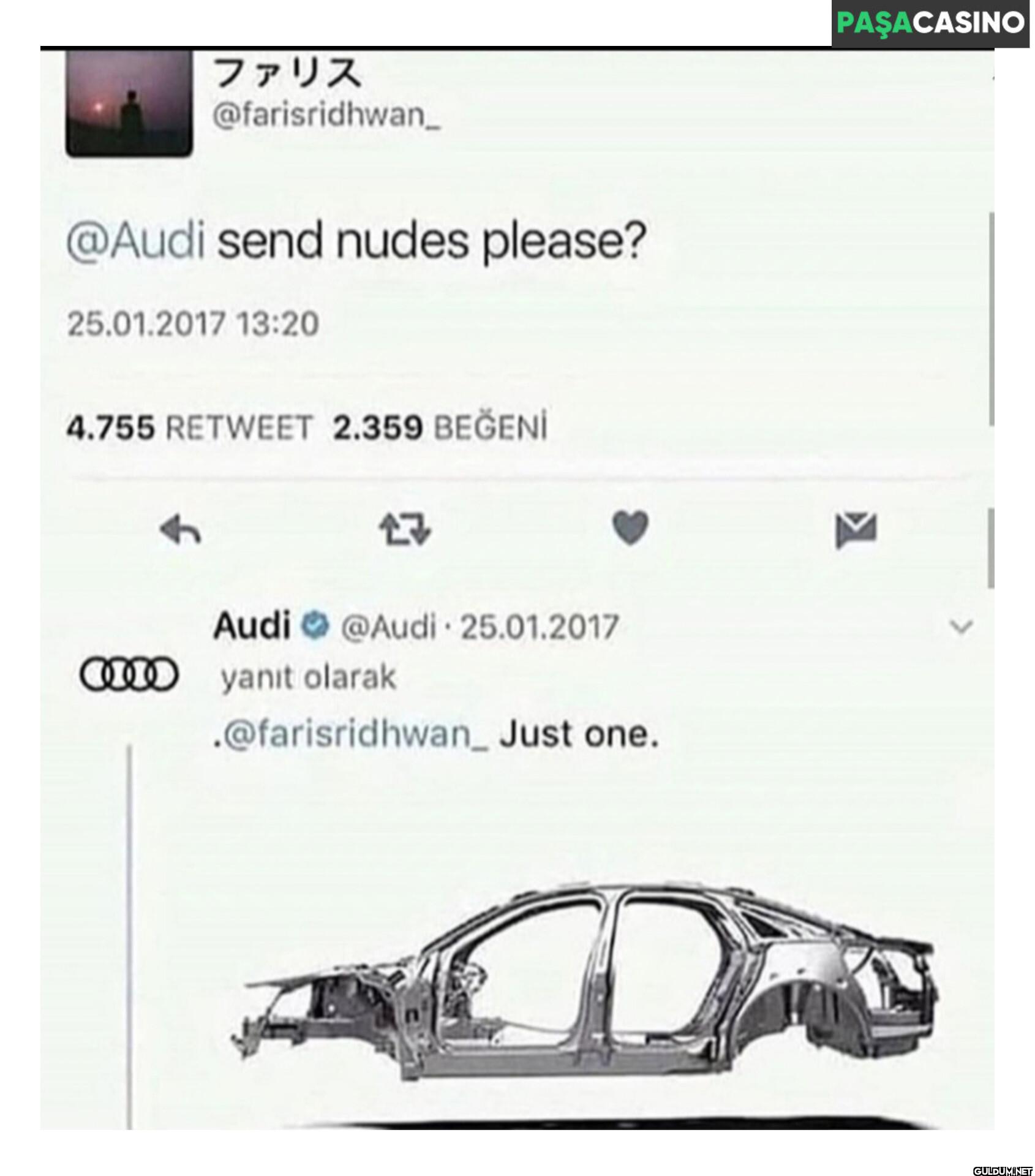 @Audi send nudes please?...