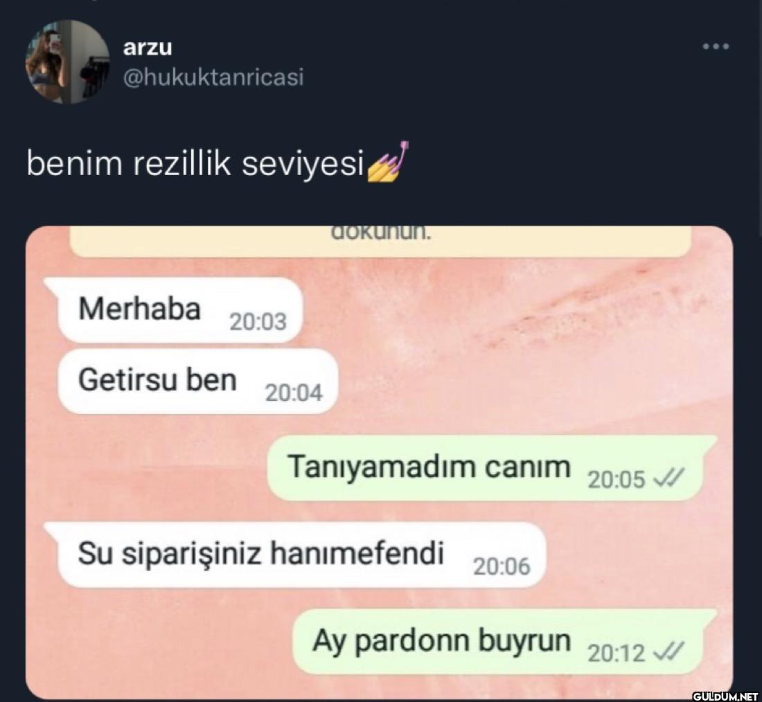 benim rezillik seviyesi,...