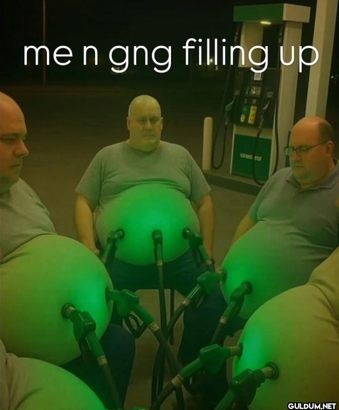 me n gng filling up