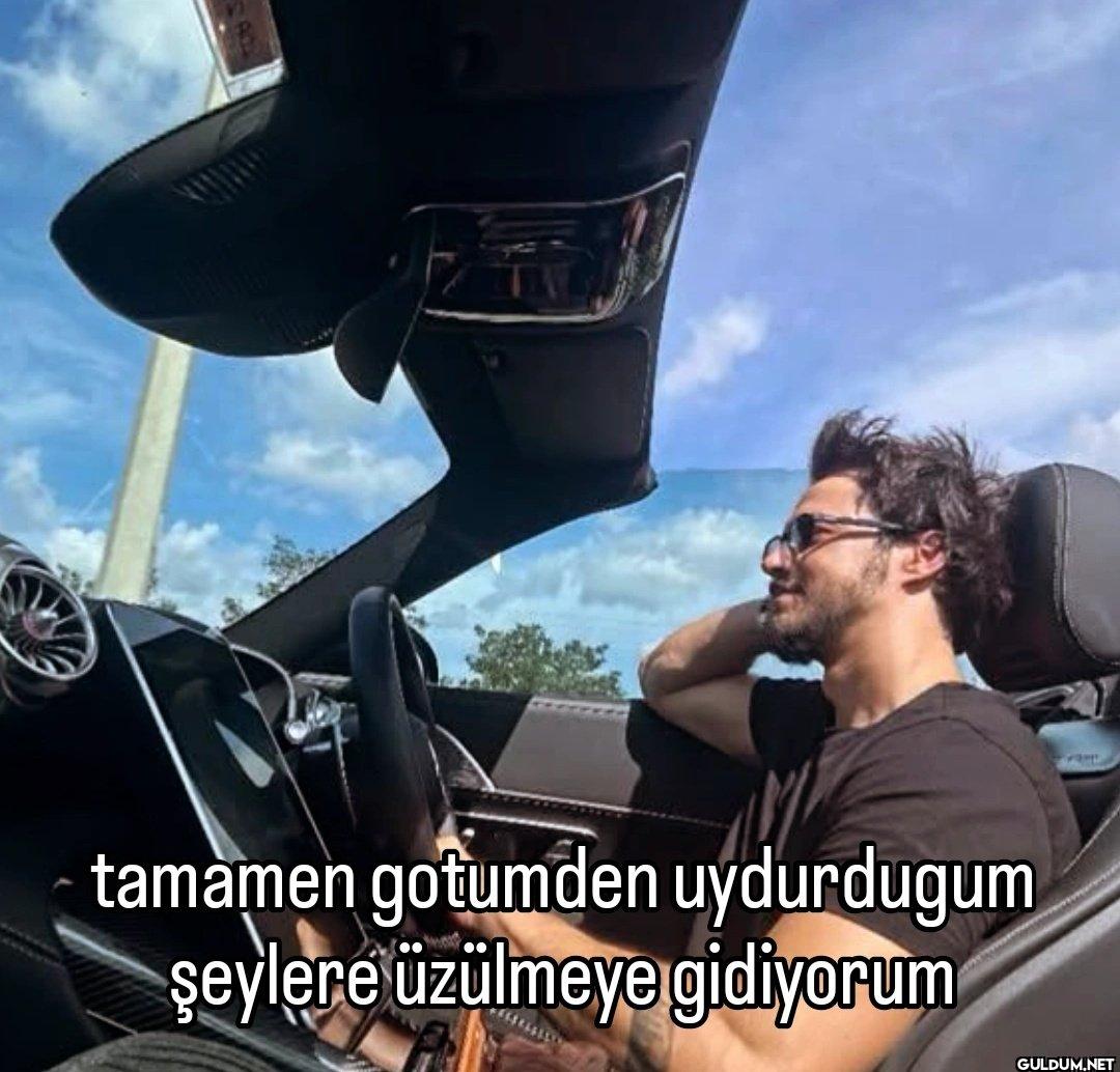 tamamen gotumden...