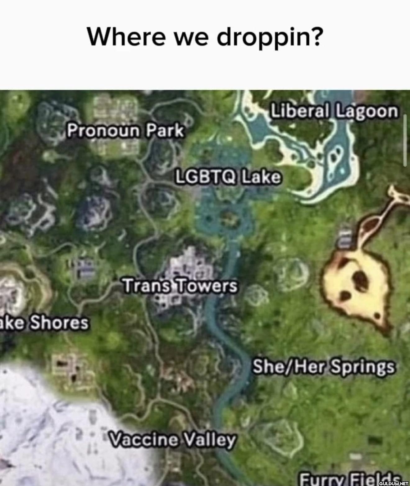Where we droppin? Pronoun...
