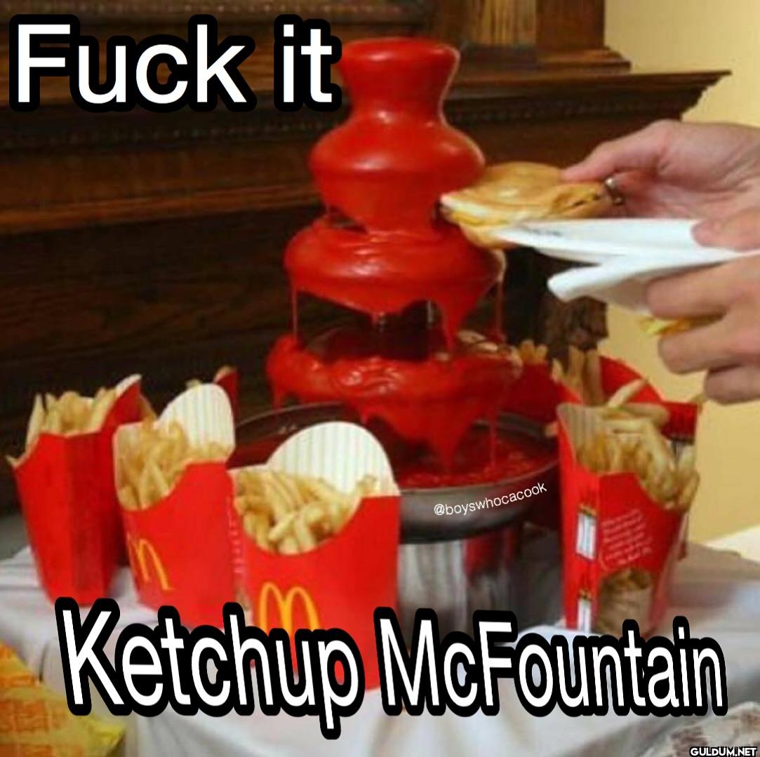 Ketchup McFountain
