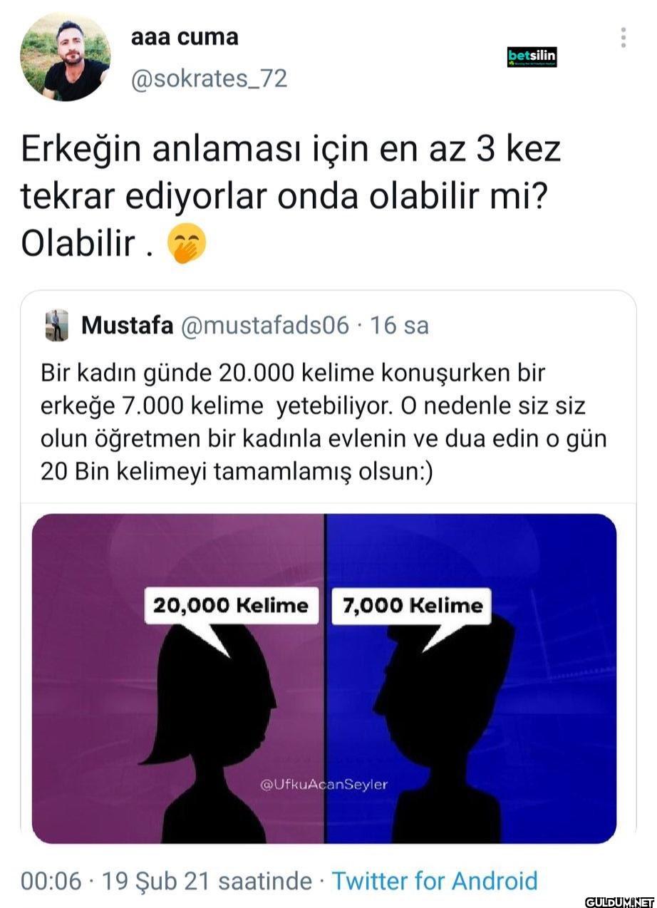 betsilin Erkeğin anlaması...