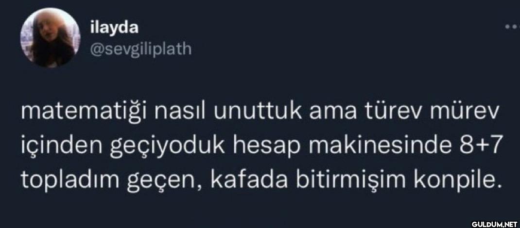 matematiği nasıl unuttuk...