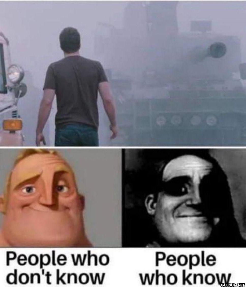 E. People who don't know...
