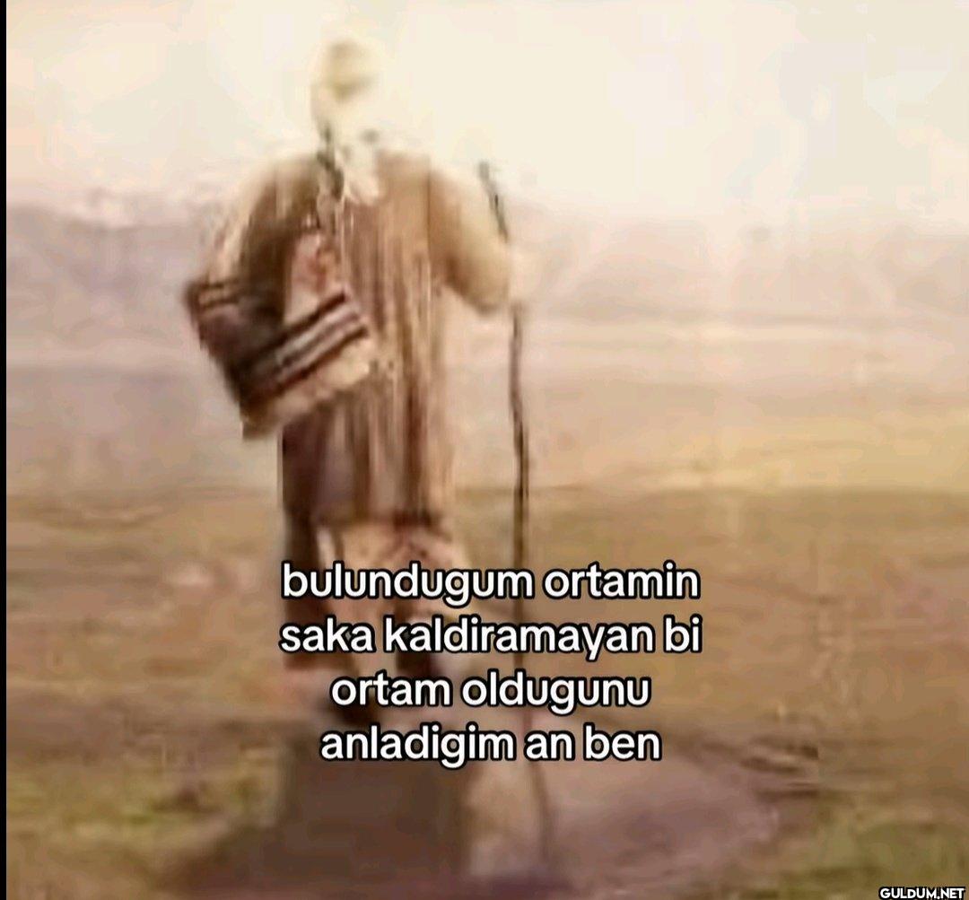 bulundugum ortamin saka...