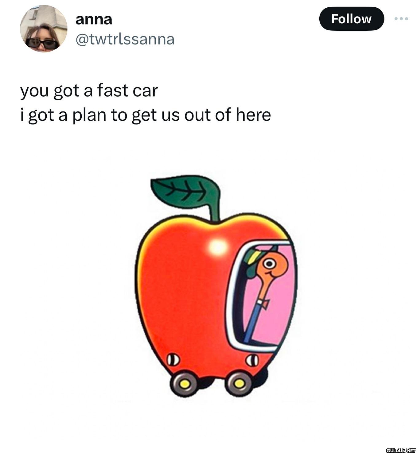 you got a fast car i got a...