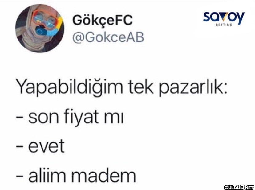 savoy BETTING Yapabildiğim...