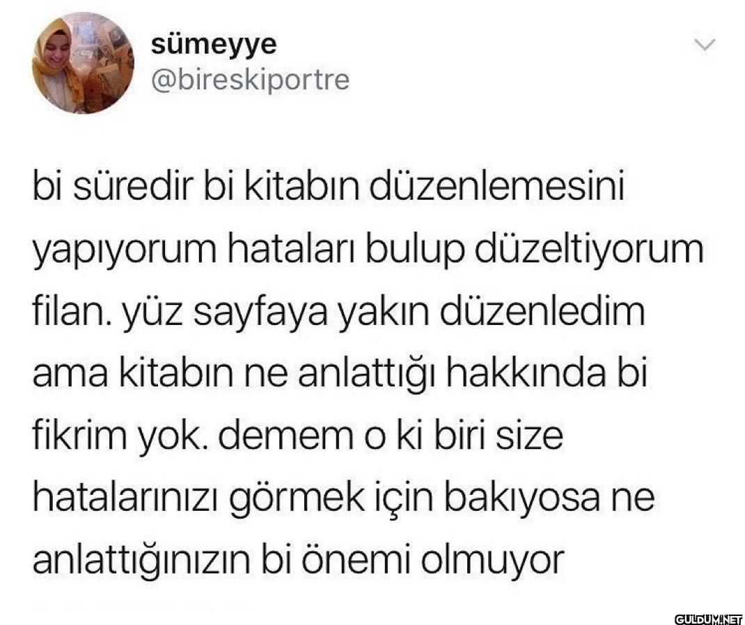 bi süredir bi kitabın...