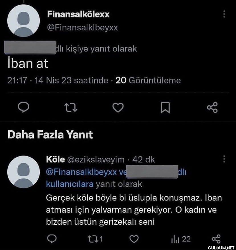 dlı kişiye yanıt olarak...