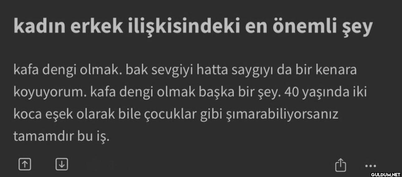 kadın erkek ilişkisindeki...