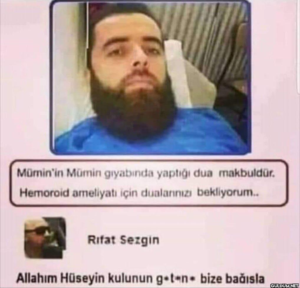 Mümin'in Mümin gıyabinda...