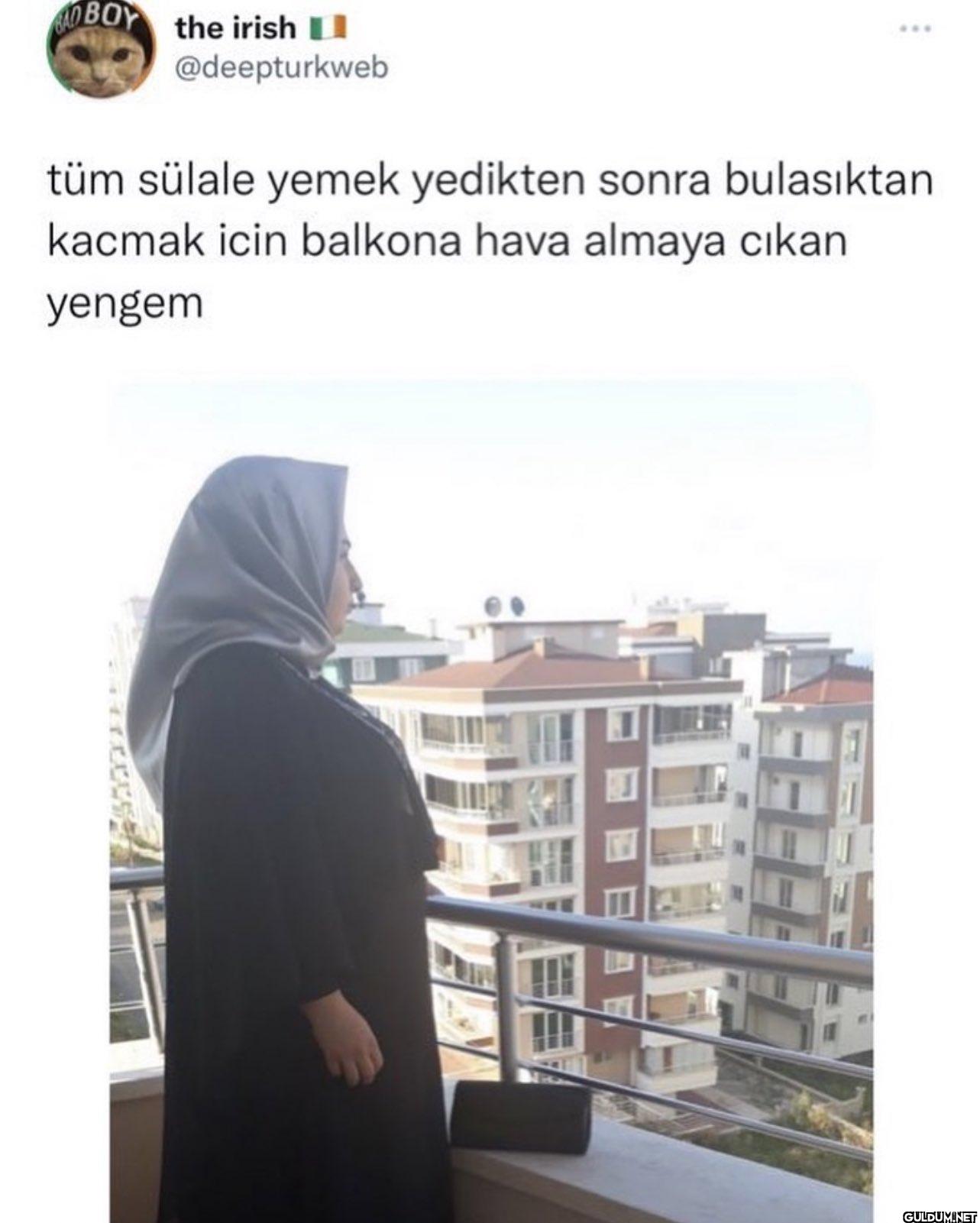 tüm sülale yemek yedikten...