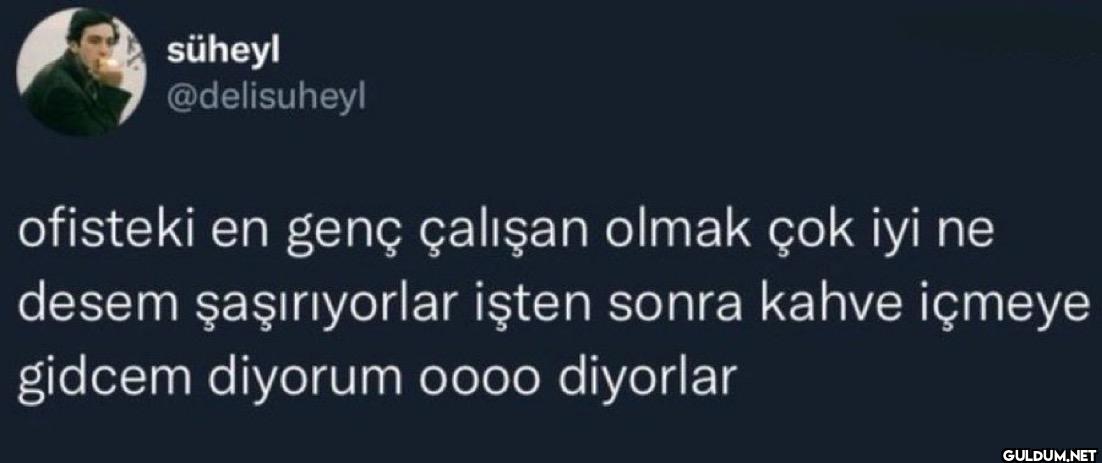ofisteki en genç çalışan...