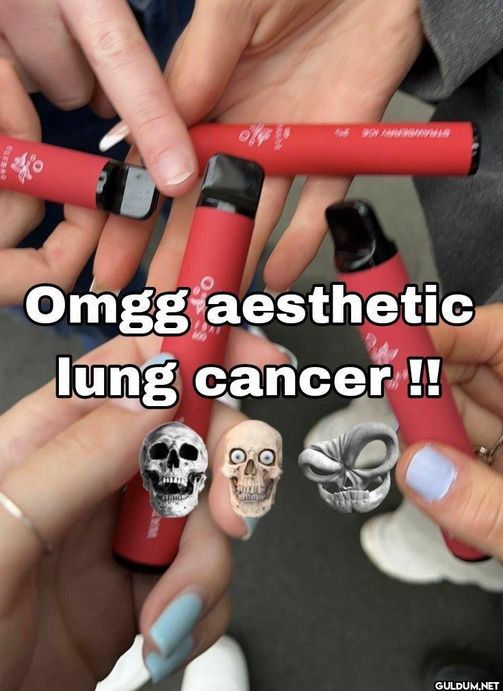 Omgg aesthetic lung cancer !!
