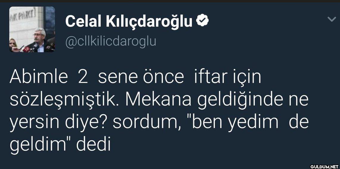 Abimle 2 sene önce iftar...