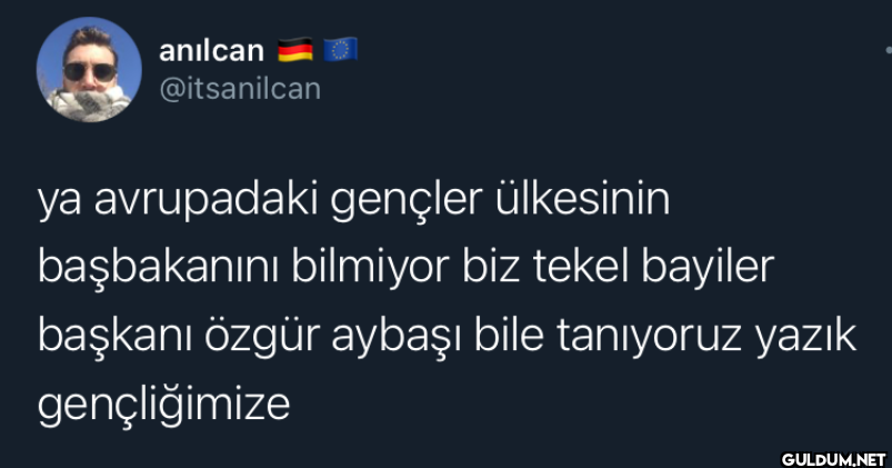 ya avrupadaki gençler...