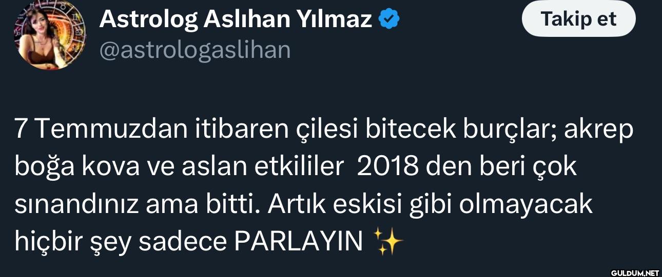 Takip et 7 Temmuzdan...