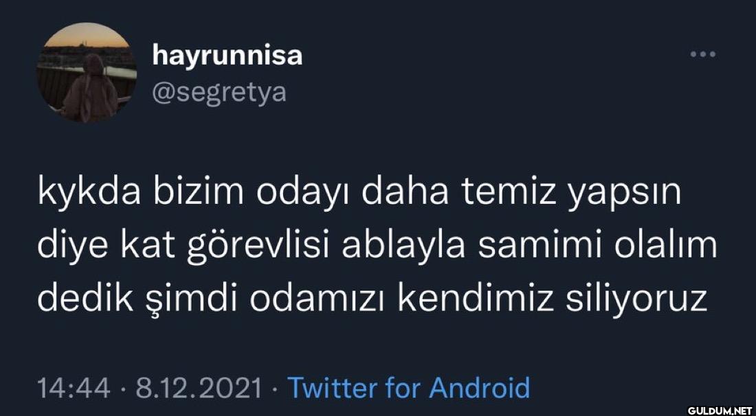 kykda bizim odayı daha...