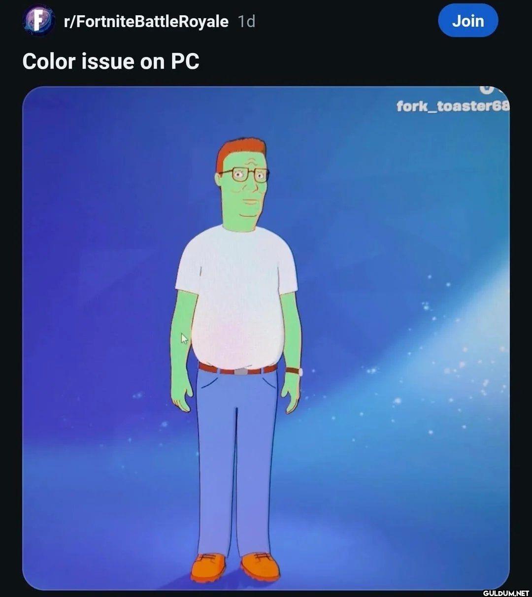 1d Join Color issue on PC...