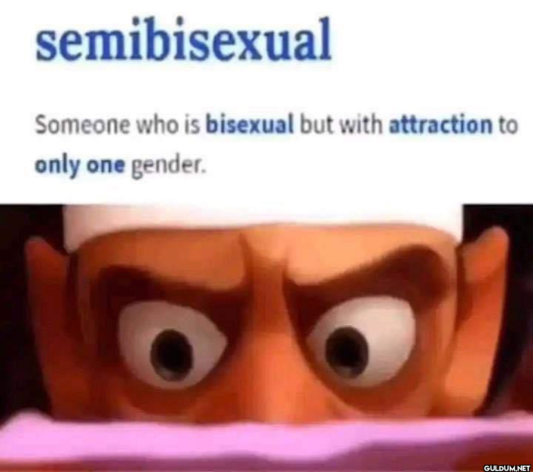 semibisexual Someone who...