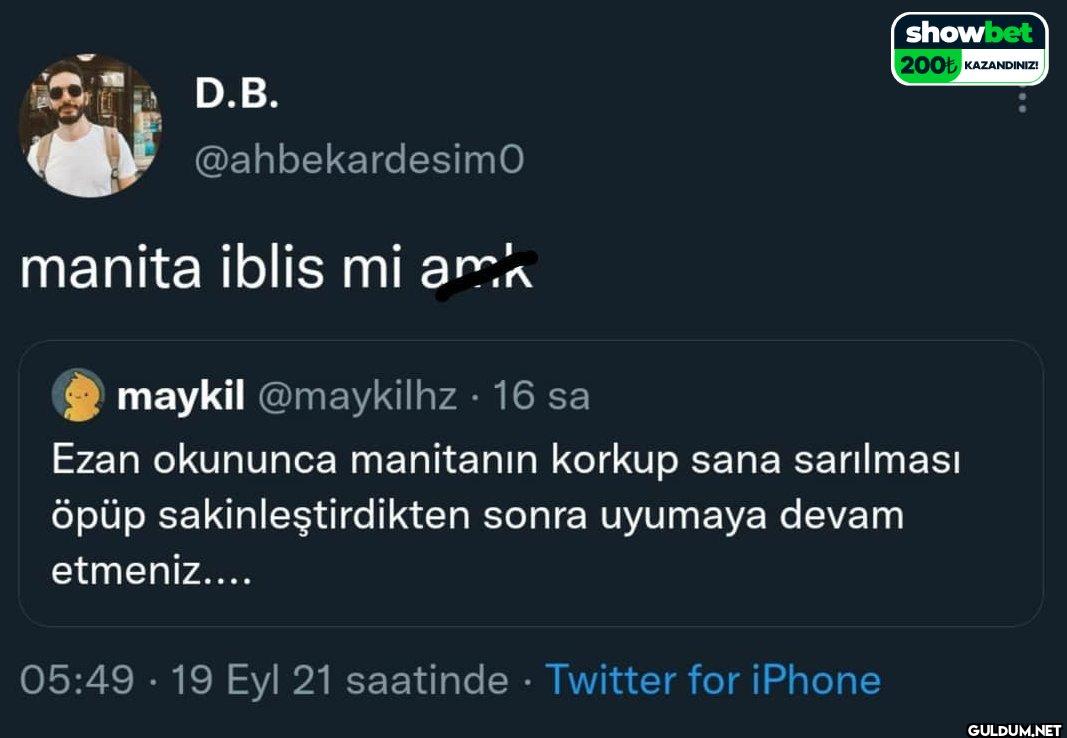 manita iblis mi amk maykil...