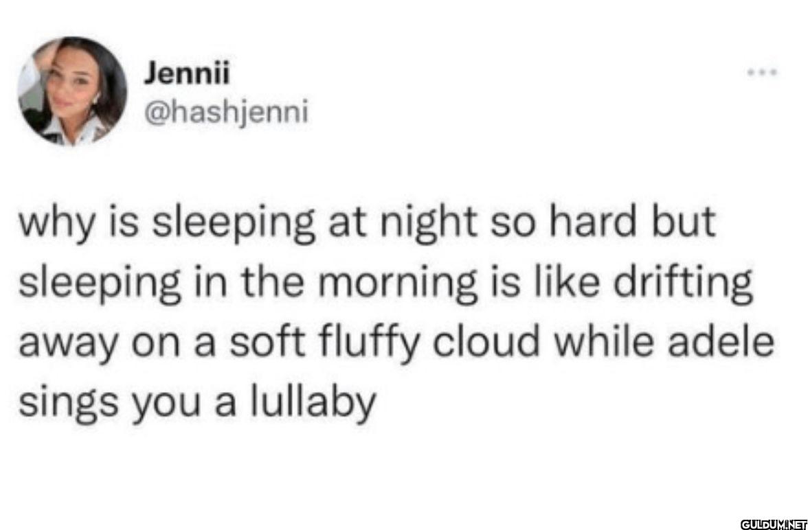 why is sleeping at night...