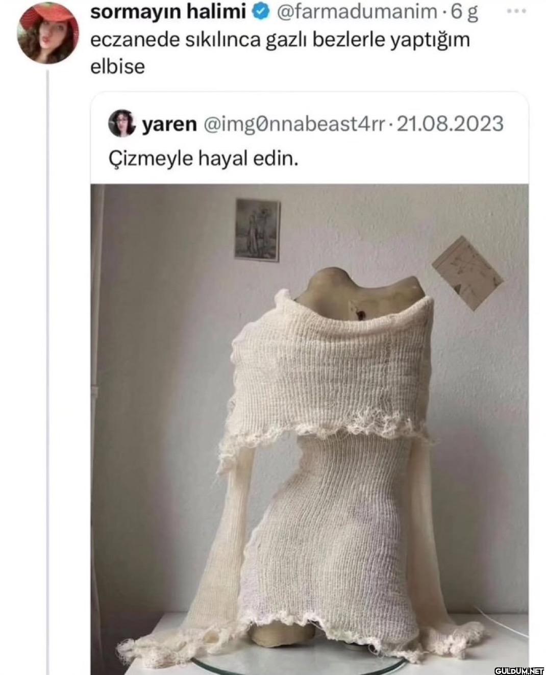 6 g eczanede sıkılınca...