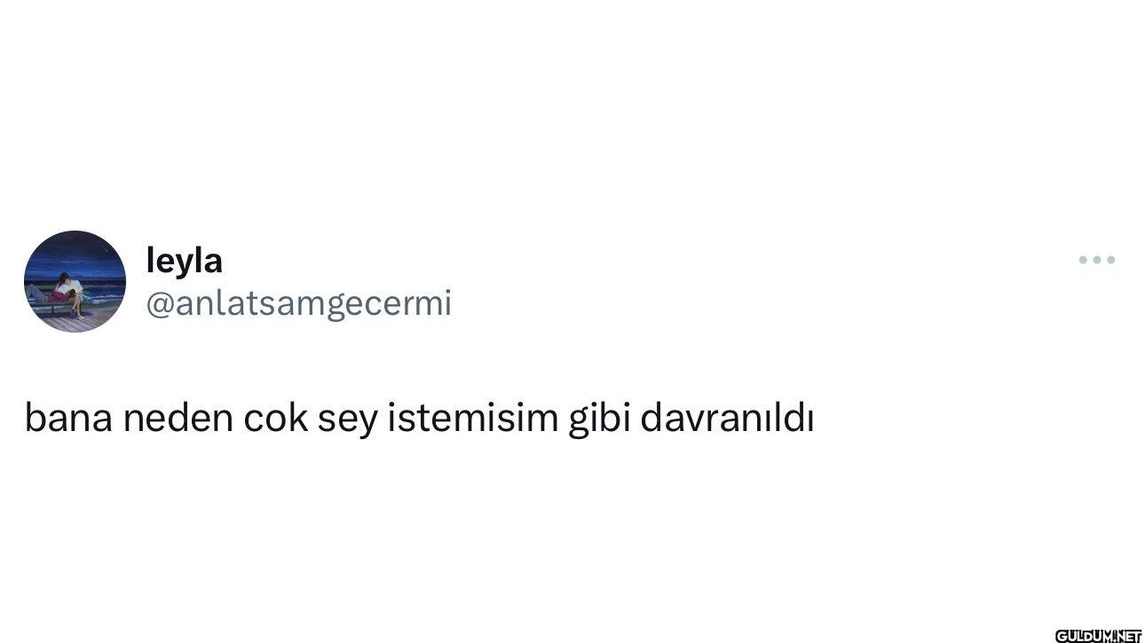 bana neden cok sey...