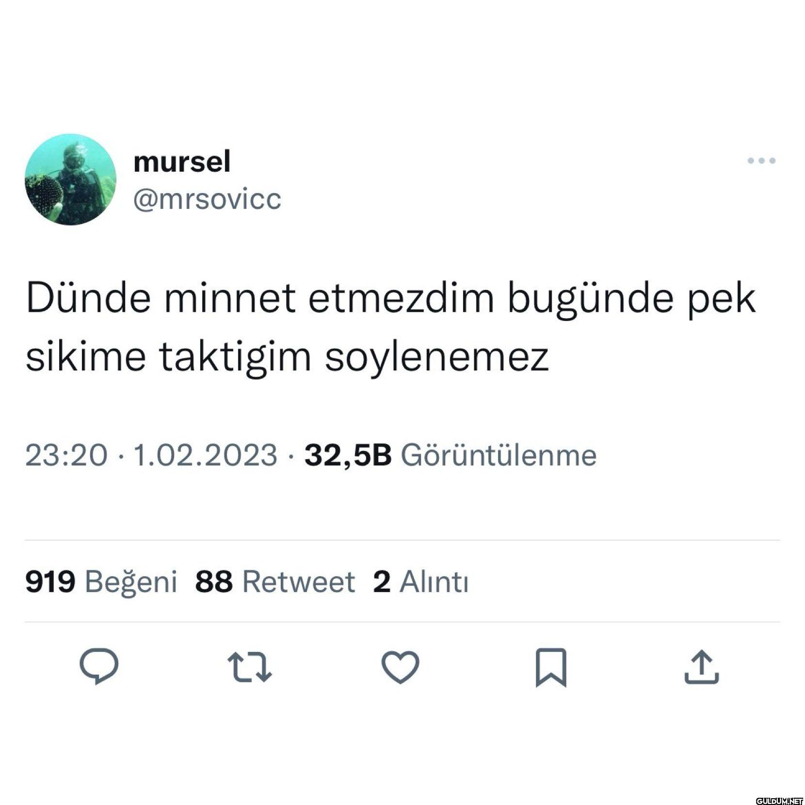 Dünde minnet etmezdim...